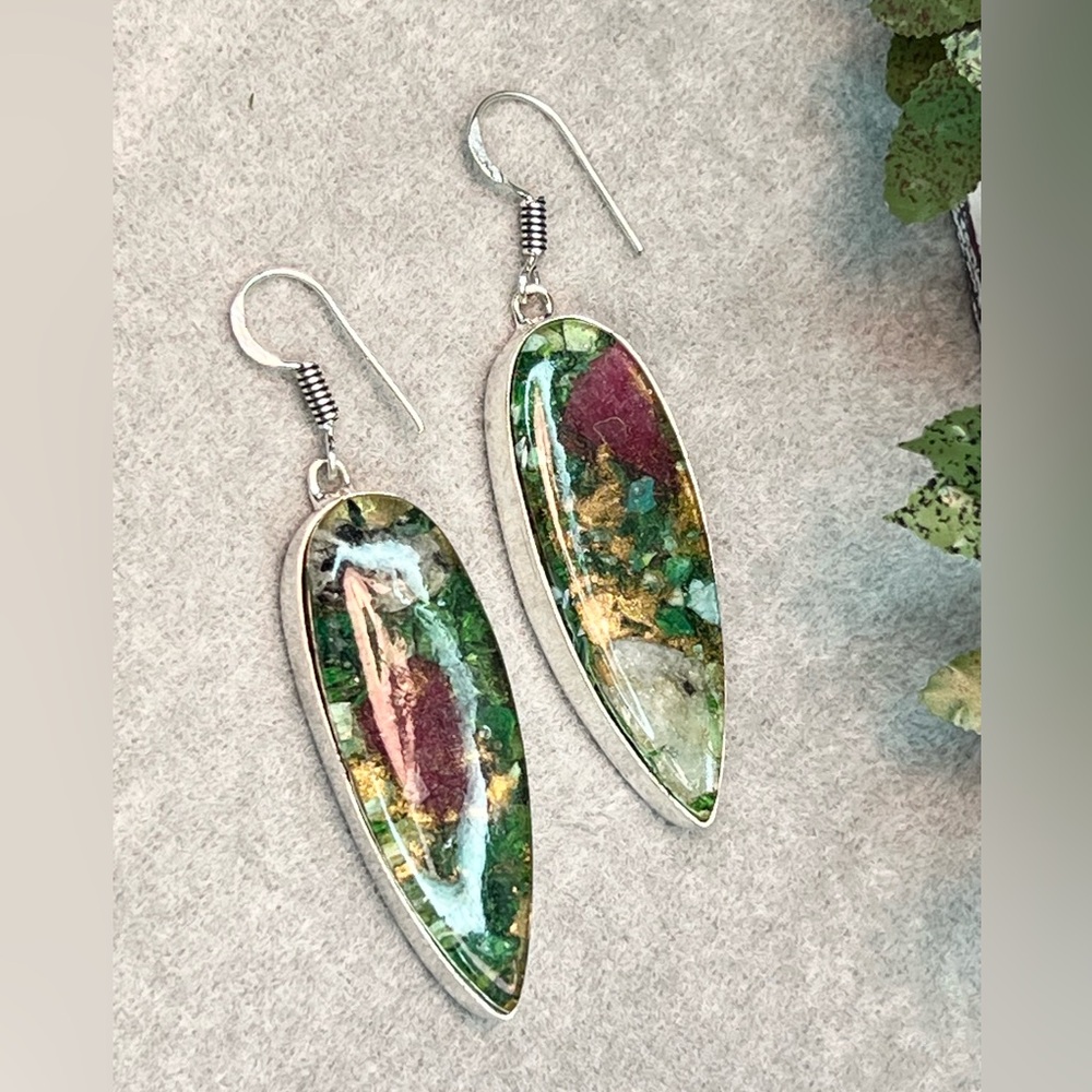 OYSTER TURQUOISE EARRINGS